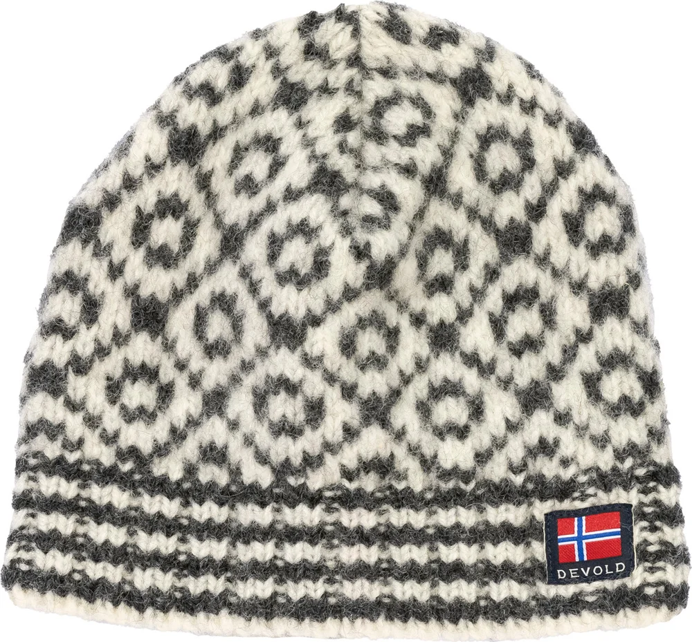 Devold Svalbard Wool Beanie Offwhite/anthracite v:7997109