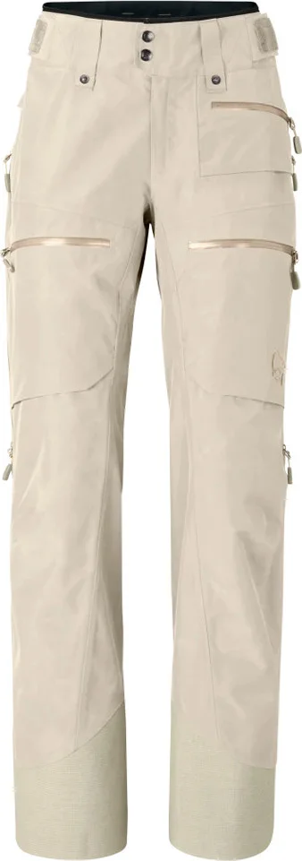 Norrøna Women's Lofoten GORE-TEX Insulated Pants Oatmeal v:4510042