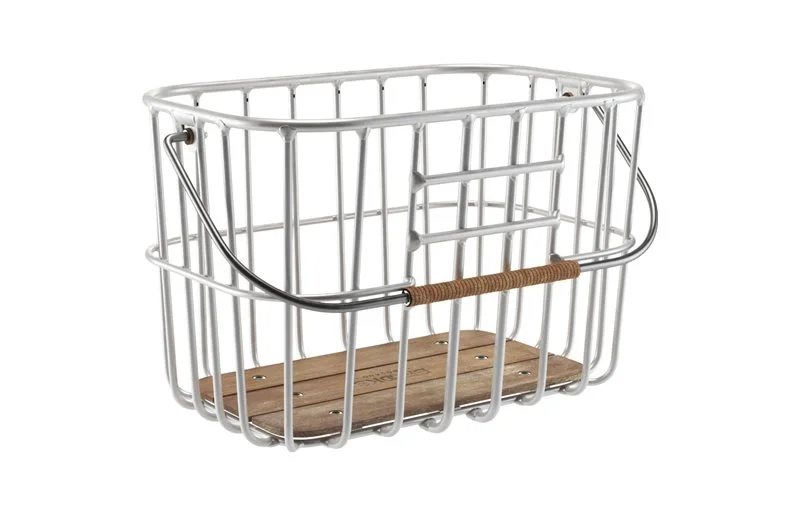 Sykkelkurv bagasjebrett Brooks Hoxton med Click-Fix Silver v:2425814 Sykkelkurv bagasjebrett Brooks Hoxton med Click-Fix Silver v:2425814