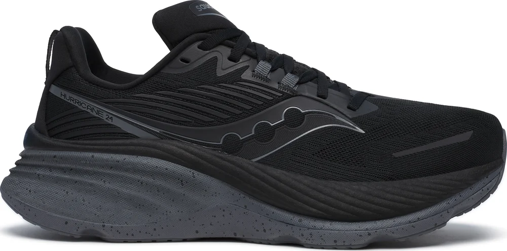 Saucony Men’s Hurricane 24\t Black/Shadow v:2614286 Saucony Men’s Hurricane 24\t Black/Shadow v:2614286
