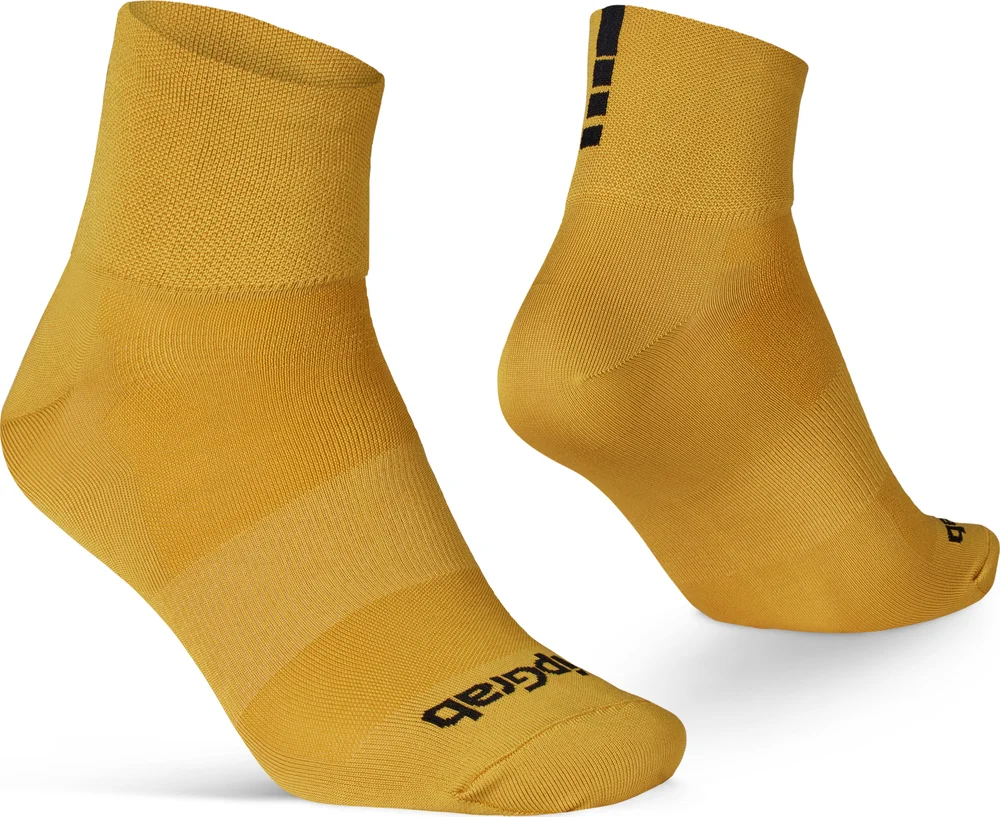 Gripgrab Lightweight SL Short Summer Socks Mustard Yellow v:1626080