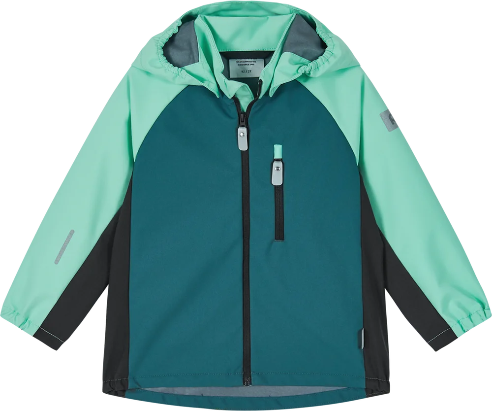 Reima Kids' Softshell Jacket Temppu Dark Teal v:3396630