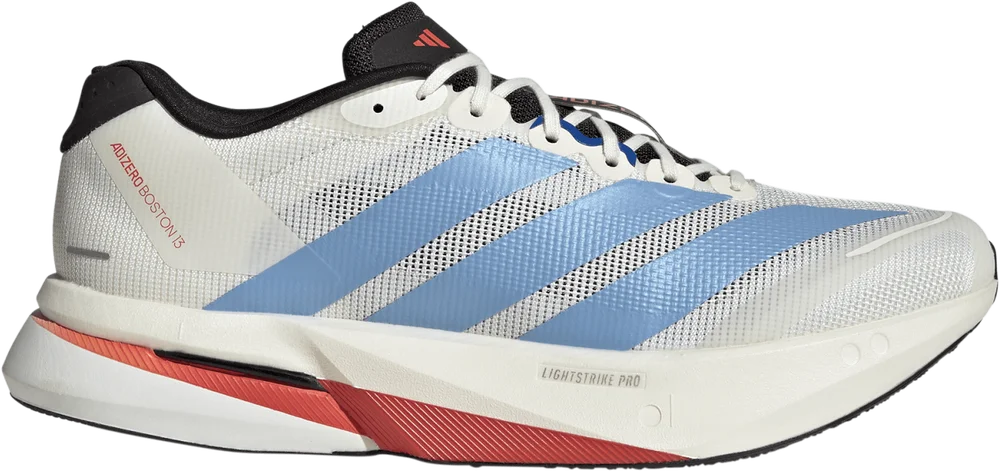 Adidas Men's Adizero Boston 13 Off White/Light Blue/Gold Metal v:5543981