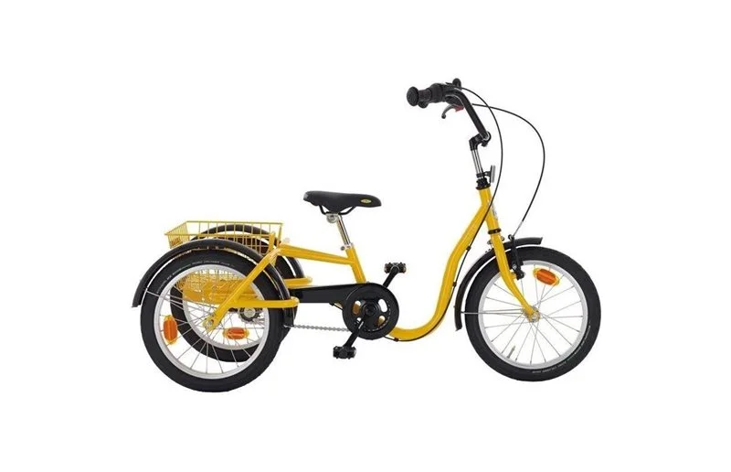 Skeppshult Trehjulssykkel S3 16 Standard Solgul v:5782928