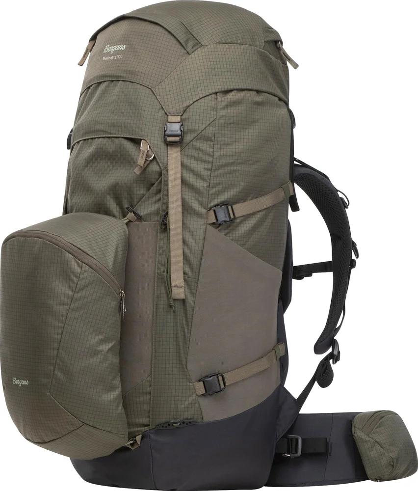 Bergans Trollhetta 100 Dark Green Mud v:1255653