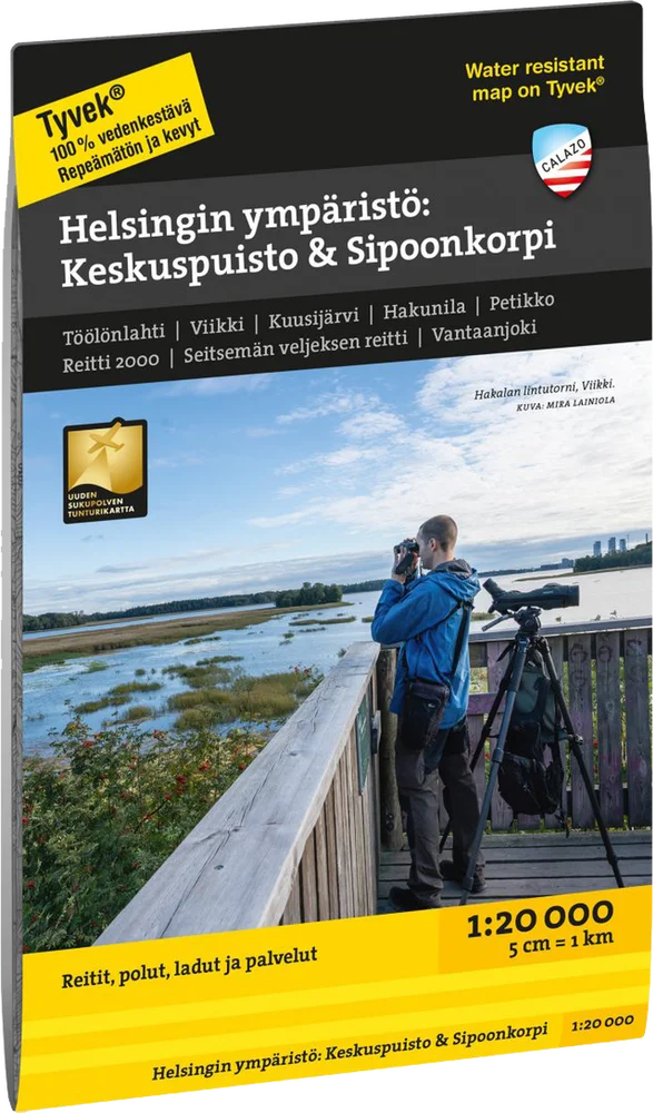 Calazo förlag Helsingin ympäristö: Keskuspuisto & Sipoonkorpi 1:20 000 NoColour v:8107005 Calazo förlag Helsingin ympäristö: Keskuspuisto & Sipoonkorpi 1:20 000 NoColour v:8107005