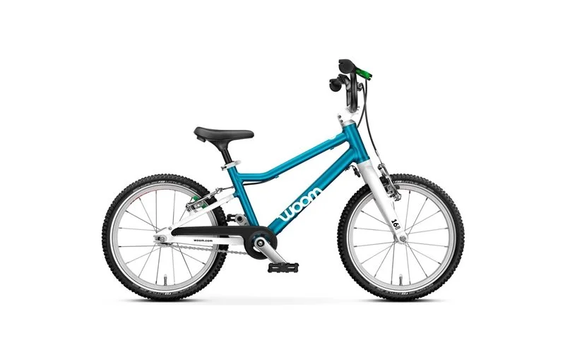 Barnesykkel Woom Go 3 Automagic Metallic Blue 16″ v:4785300 Barnesykkel Woom Go 3 Automagic Metallic Blue 16″ v:4785300