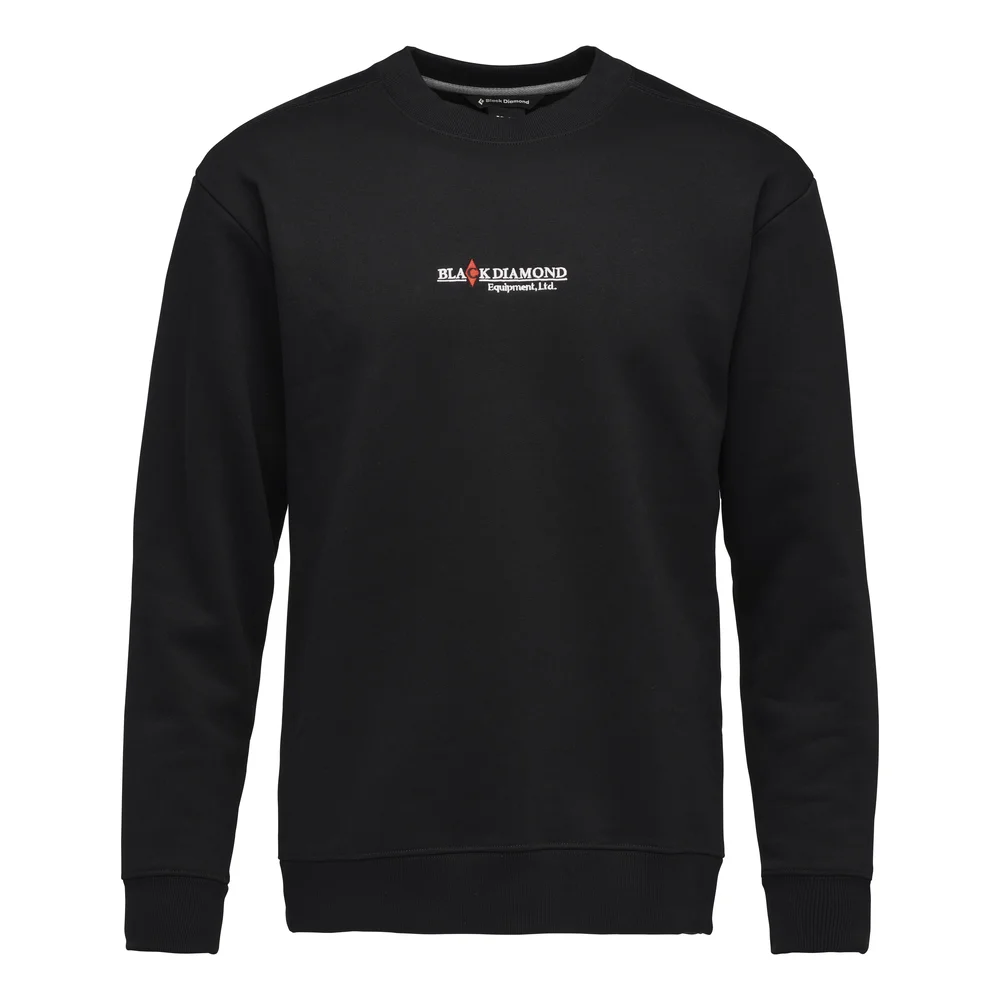 Black Diamond Men’s Heritage Wordmark Crewneck Black v:3436421 Black Diamond Men’s Heritage Wordmark Crewneck Black v:3436421