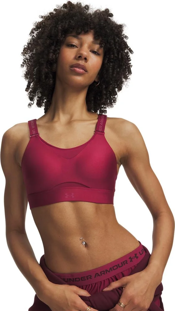 Under Armour Women’s UA Infinity High Bra Claret v:2136494 Under Armour Women’s UA Infinity High Bra Claret v:2136494