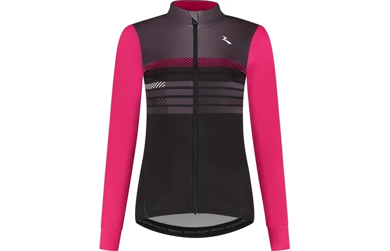 Sykkeljakke Rogelli Stryde Winter Jacket Black/Grey/Pink v:5187192