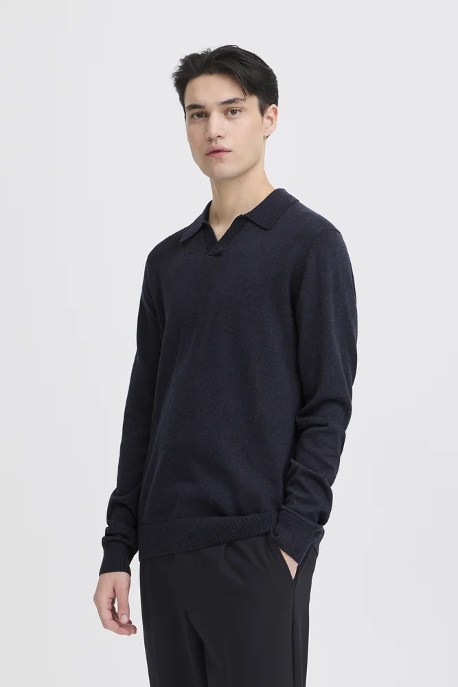 CFBELLS LS POLO KNIT v:5246609 CFBELLS LS POLO KNIT v:5246609