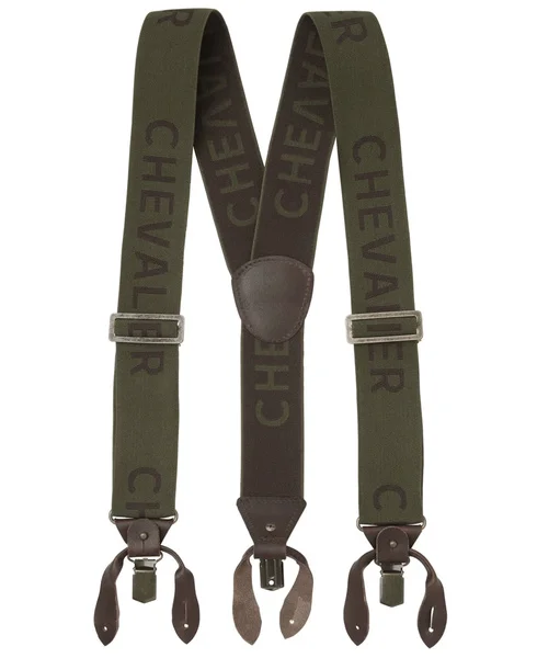 Chevalier Logo Suspenders Dark Green v:1210075