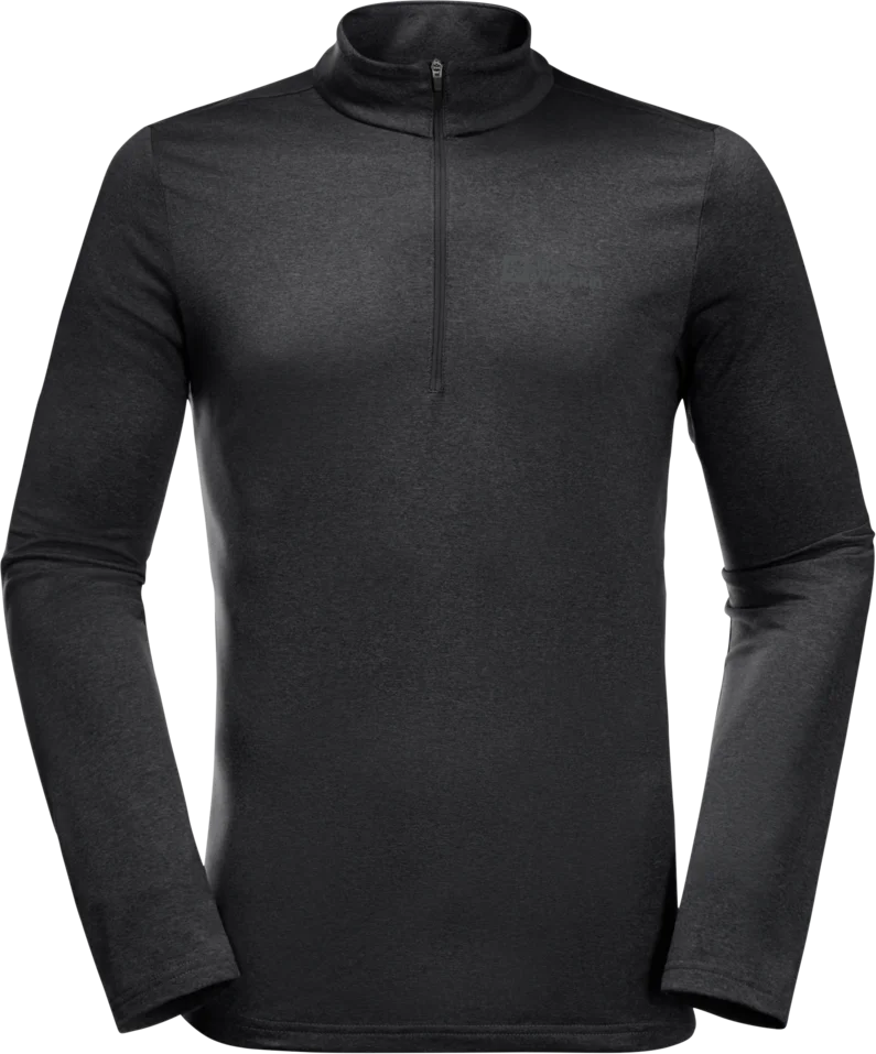 Jack Wolfskin Men’s Sky Thermal Half Zip Black v:6593563 Jack Wolfskin Men’s Sky Thermal Half Zip Black v:6593563
