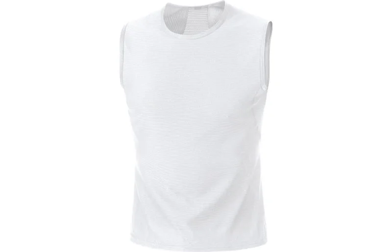 GORE WEAR M Base Layer Sleeveless Top Men White v:1930218 GORE WEAR M Base Layer Sleeveless Top Men White v:1930218