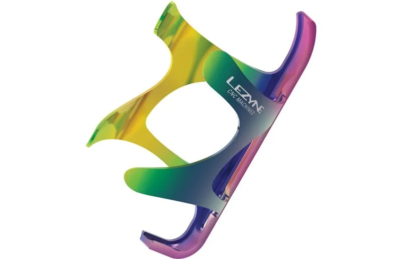 Flaskeholdere Lezyne CNC Cage Aluminum Neo Metallic v:2889991