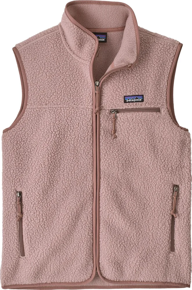 Patagonia Women's Retro Pile Fleece Vest Stingray Mauve v:9189605