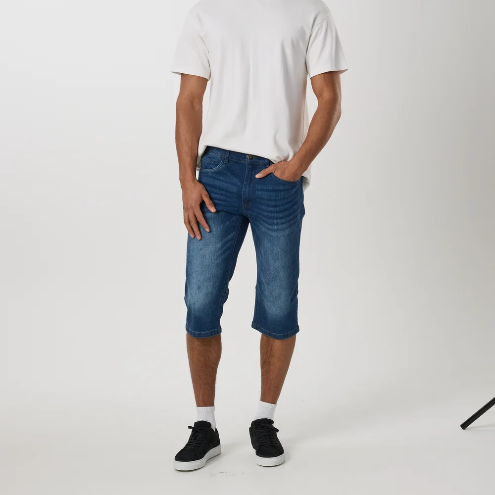 San Diego 3/4 Denim Shorts v:1667033