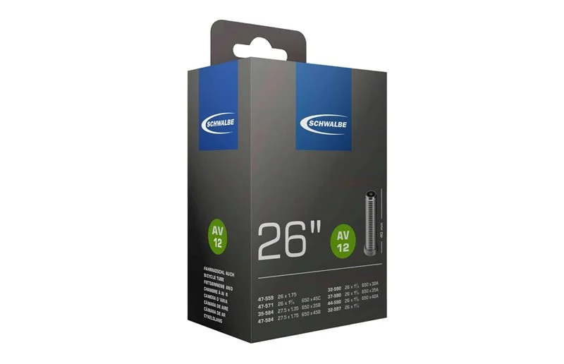 Schwalbe Sykkelslange AV 12 Standard 30/47-559/597 Bilventil 40 mm v:9529639