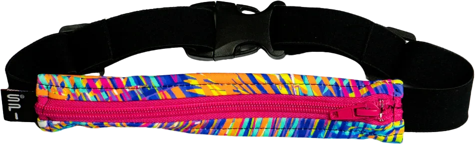 SPIbelt Kids' Spibelt Summerscape with Hot Pink Zipper v:4709997