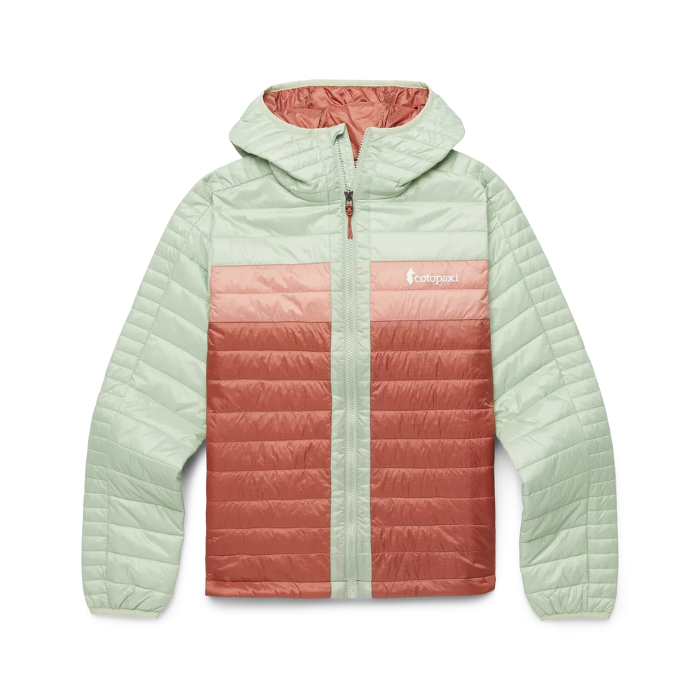 Cotopaxi Women’s Capa Insulated Hooded Jacket Green Tea/Faded Brick v:2093773 Cotopaxi Women’s Capa Insulated Hooded Jacket Green Tea/Faded Brick v:2093773