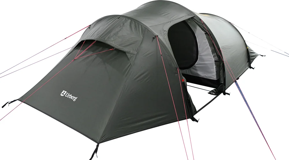 Urberg 3-Person Trekking Tunnel Tent 2,0 Kombu Green v:6849229 Urberg 3-Person Trekking Tunnel Tent 2,0 Kombu Green v:6849229