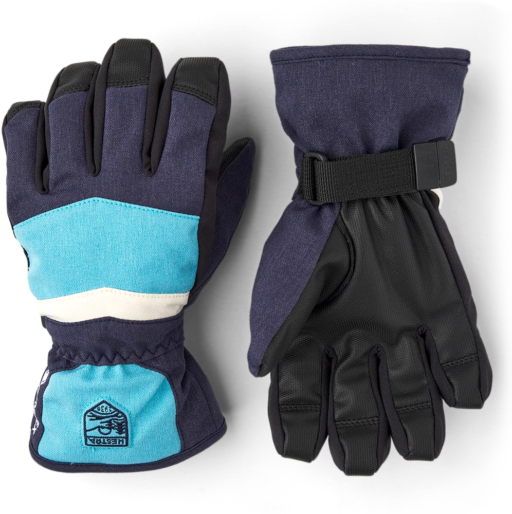 Hestra Juniors’ Gore-Tex Atlas 5 Finger Navy v:3475756 Hestra Juniors’ Gore-Tex Atlas 5 Finger Navy v:3475756