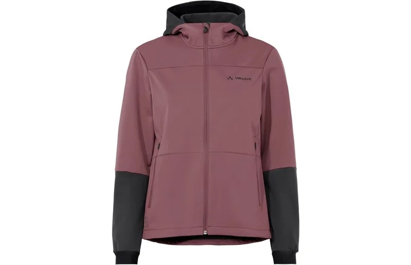 Sykkeljakke Vaude Women's Qimsa Hooded Softshell Jacket Ruby Dusk v:2859238