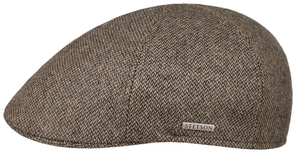 Stetson Men’s Texas Fine Herringbone Flat Cap Sand/Black v:4062081 Stetson Men’s Texas Fine Herringbone Flat Cap Sand/Black v:4062081