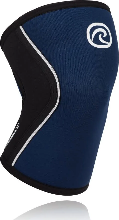 Rehband Rx Knee-Sleeve 5mm Black/Navy v:8215060 Rehband Rx Knee-Sleeve 5mm Black/Navy v:8215060