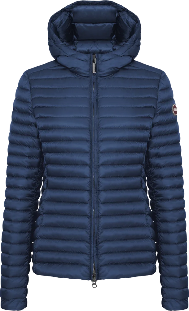 Colmar Women´s Light Down Jacket with Hood Navy Blue v:1983053