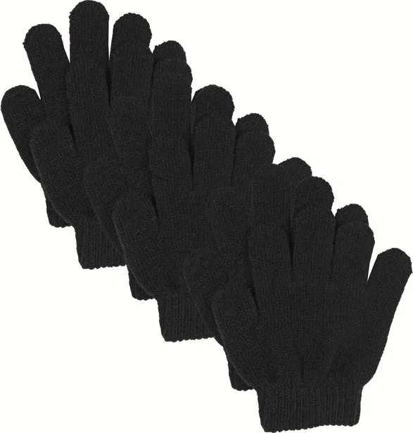 Lindberg Kids’ Åsbro Magic Glove 3-Pack Black v:7401691 Lindberg Kids’ Åsbro Magic Glove 3-Pack Black v:7401691