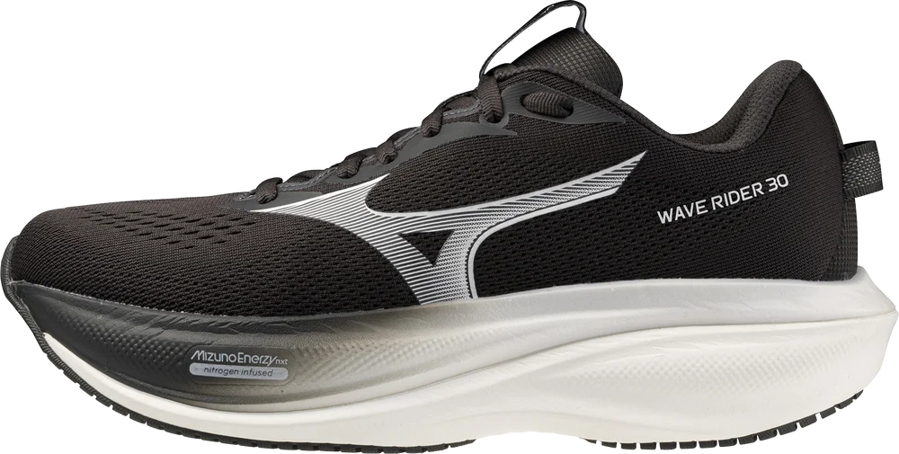 Mizuno Women´s Wave Rider 30 Black Sand/white v:1841595 Mizuno Women´s Wave Rider 30 Black Sand/white v:1841595