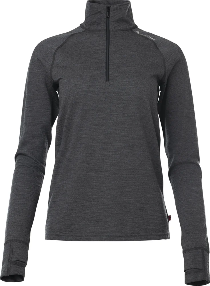 Aclima Women’s LightWool 180 Polo with Zip Marengo v:7320105 Aclima Women’s LightWool 180 Polo with Zip Marengo v:7320105