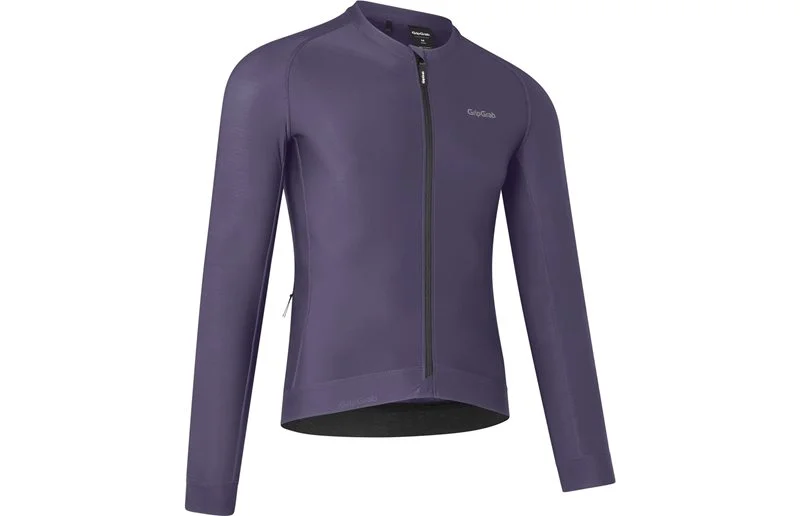 Sykkeltrøye GripGrab PACR Long Sleeve Jersey Purple v:4286761