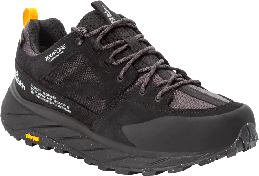 Jack Wolfskin Men's Terraquest Texapore Low Black v:2020162