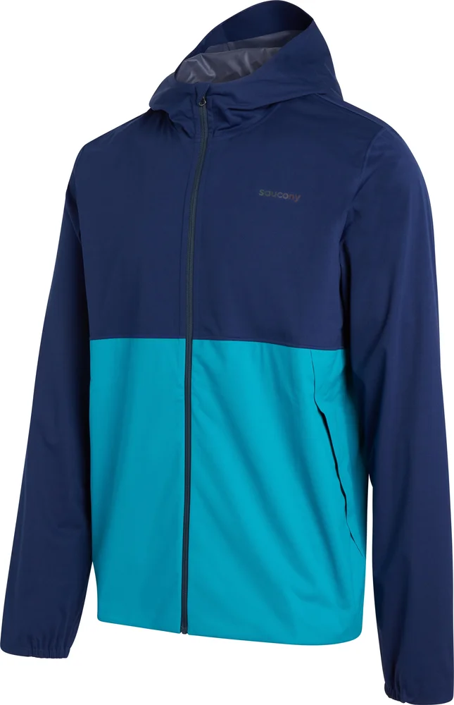 Saucony Men’s Boulder Drizzle Jacket Sodalite v:4917803 Saucony Men’s Boulder Drizzle Jacket Sodalite v:4917803