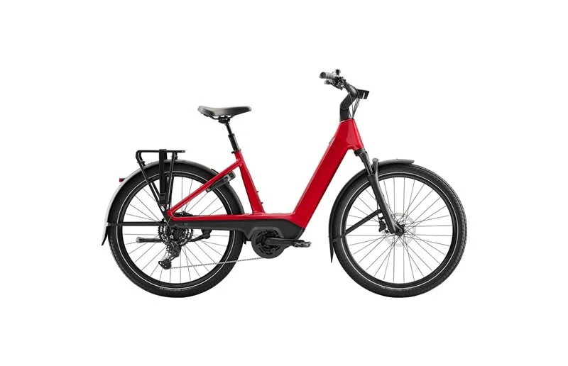 Elsykkel Trek Charter+ 4 540Wh Lowstep Fury Red v:9782583 Elsykkel Trek Charter+ 4 540Wh Lowstep Fury Red v:9782583