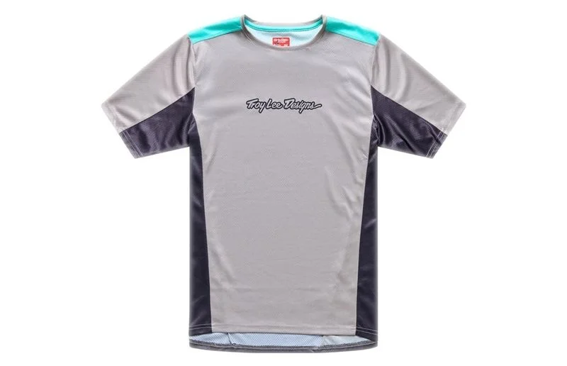 Sykkeltrøye Troy Lee Designs Stage Short Sleeve Jersey Signature Stone v:6671626