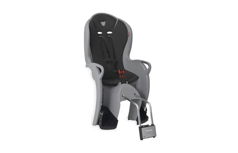Hamax Sykkelsete Kiss med Rammeinnfesting Medium Grey/Black Padding v:2323745