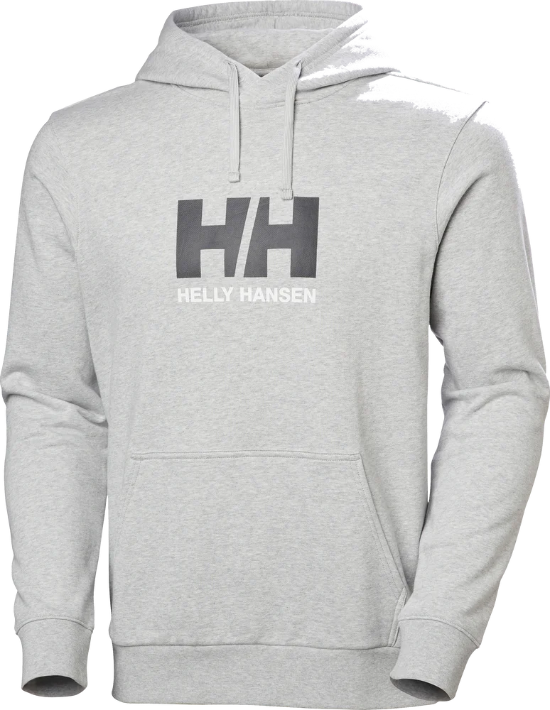Helly Hansen Men's HH Logo Hoodie Grey Melange v:9676966