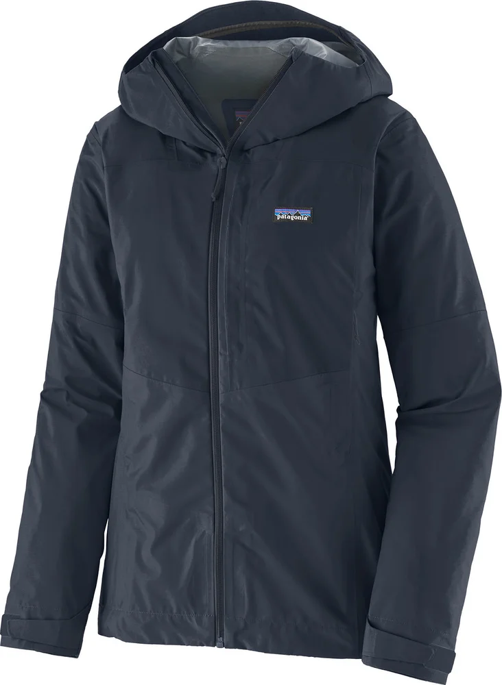 Patagonia Women's Boulder Fork Rain Jacket Smolder Blue v:3589791