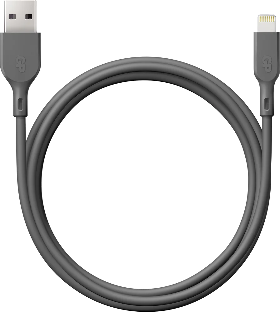 GP Batterier GP Essential Cable USB-A To Lightning 1m Grey v:6746536