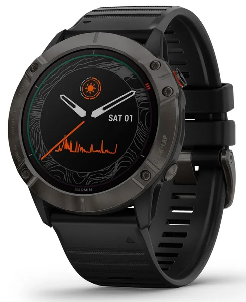 fenix 6X Pro Solar Titanium Svart v:2777436 fenix 6X Pro Solar Titanium Svart v:2777436