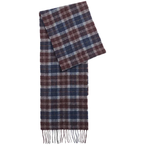 Tartan Lambswool Scarf Midnight Oak Tartan v:5881594