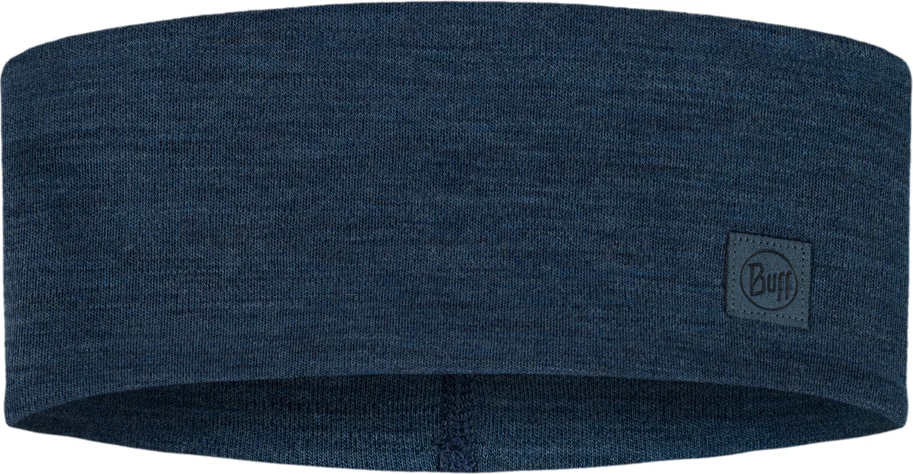Buff Merino Wide Headband Solid Night Blue v:6383234