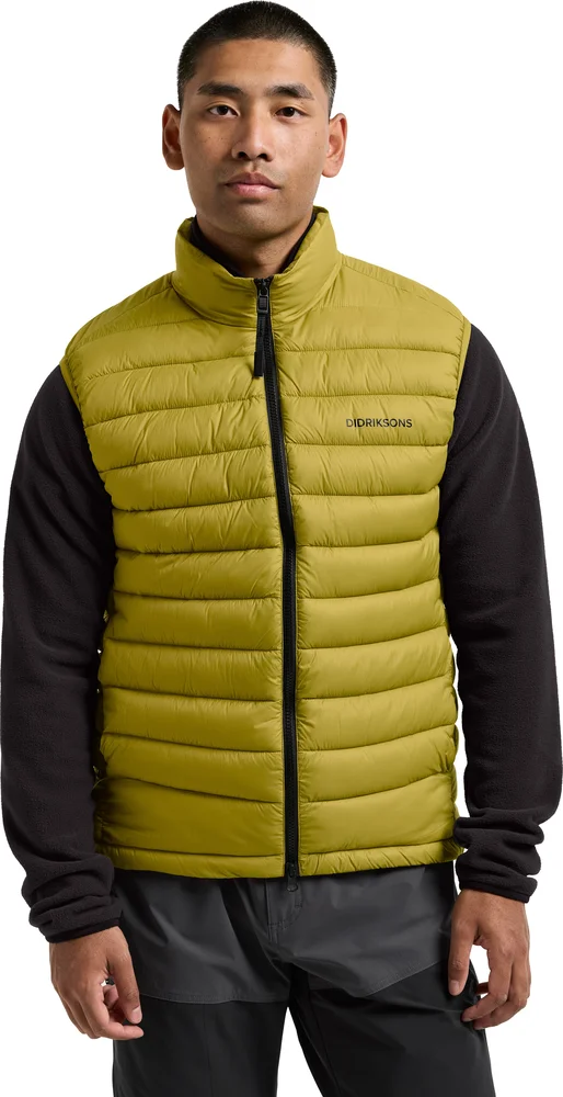 Didriksons Men’s Marino Vest Yellow Pollen v:9684989
