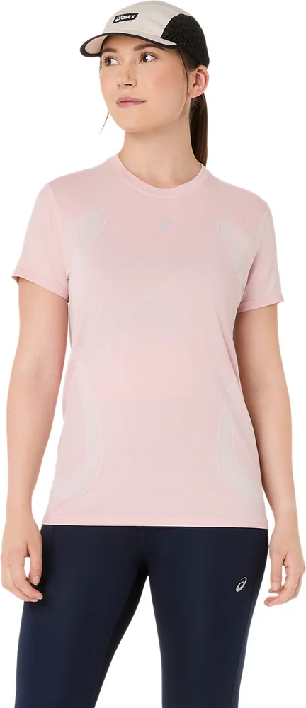 Asics Women’s Road Seamless Short Sleeve Top Morganite/Crystal Pink v:9357021 Asics Women’s Road Seamless Short Sleeve Top Morganite/Crystal Pink v:9357021