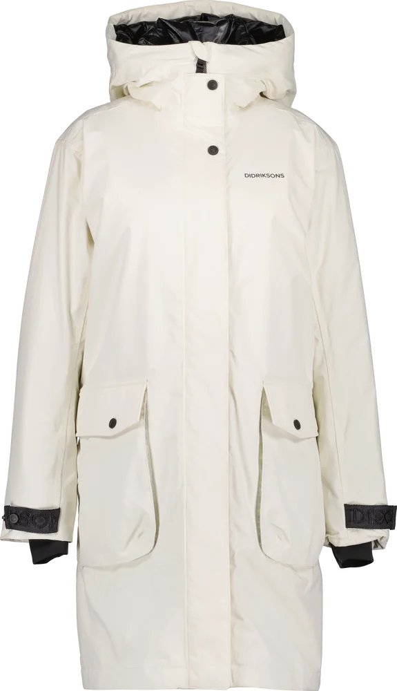 Didriksons Women’s Ilsa Parka White Foam v:8447560 Didriksons Women’s Ilsa Parka White Foam v:8447560
