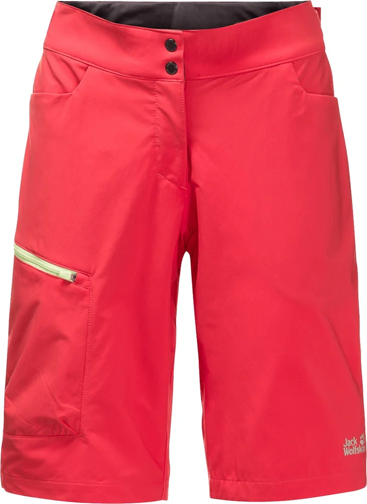 Jack Wolfskin Women’s Tourer Shorts Tulip Red v:9818289 Jack Wolfskin Women’s Tourer Shorts Tulip Red v:9818289
