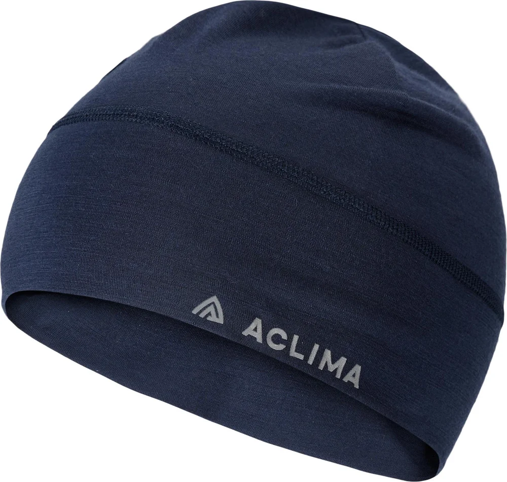 Aclima LightWool 140 Beanie Navy Blazer v:3339425